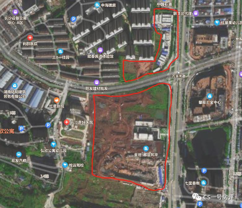 金地都会风华长沙规划图,长沙金地都会风华169精装