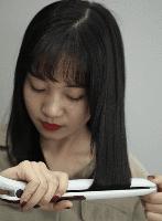 怎么用普通直板夹卷出法式慵懒卷,中直发直板夹怎么卷好看