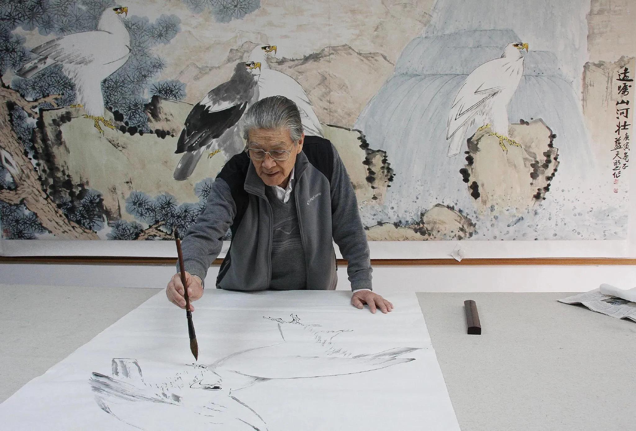 谨以此诗，缅怀德高望重的蓝天野老师，祝您一路走好