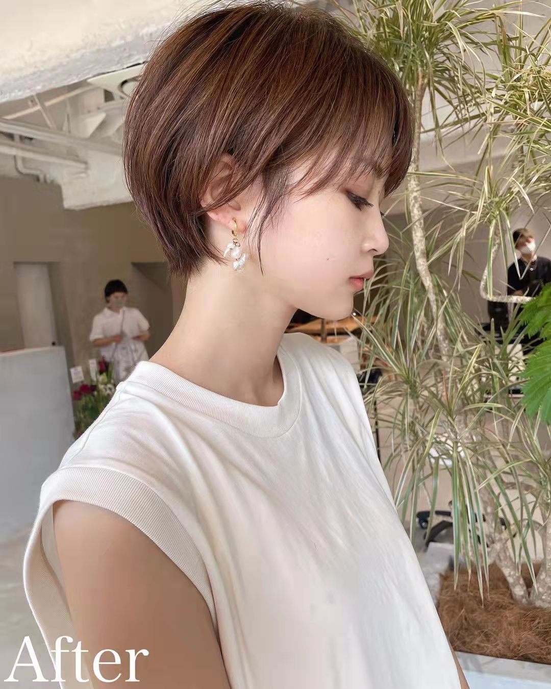 圆脸适合的精灵短发,减龄短发圆脸参考