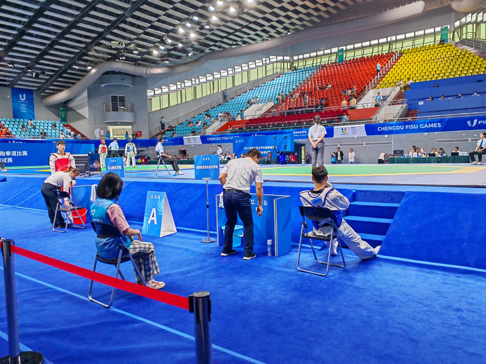 爱成都迎大运体育活动,四川大运会跆拳道测试赛