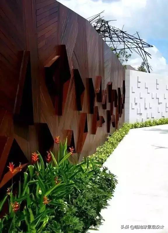 60平方别墅庭院效果图大全,60款优秀的别墅庭院创意背景景墙