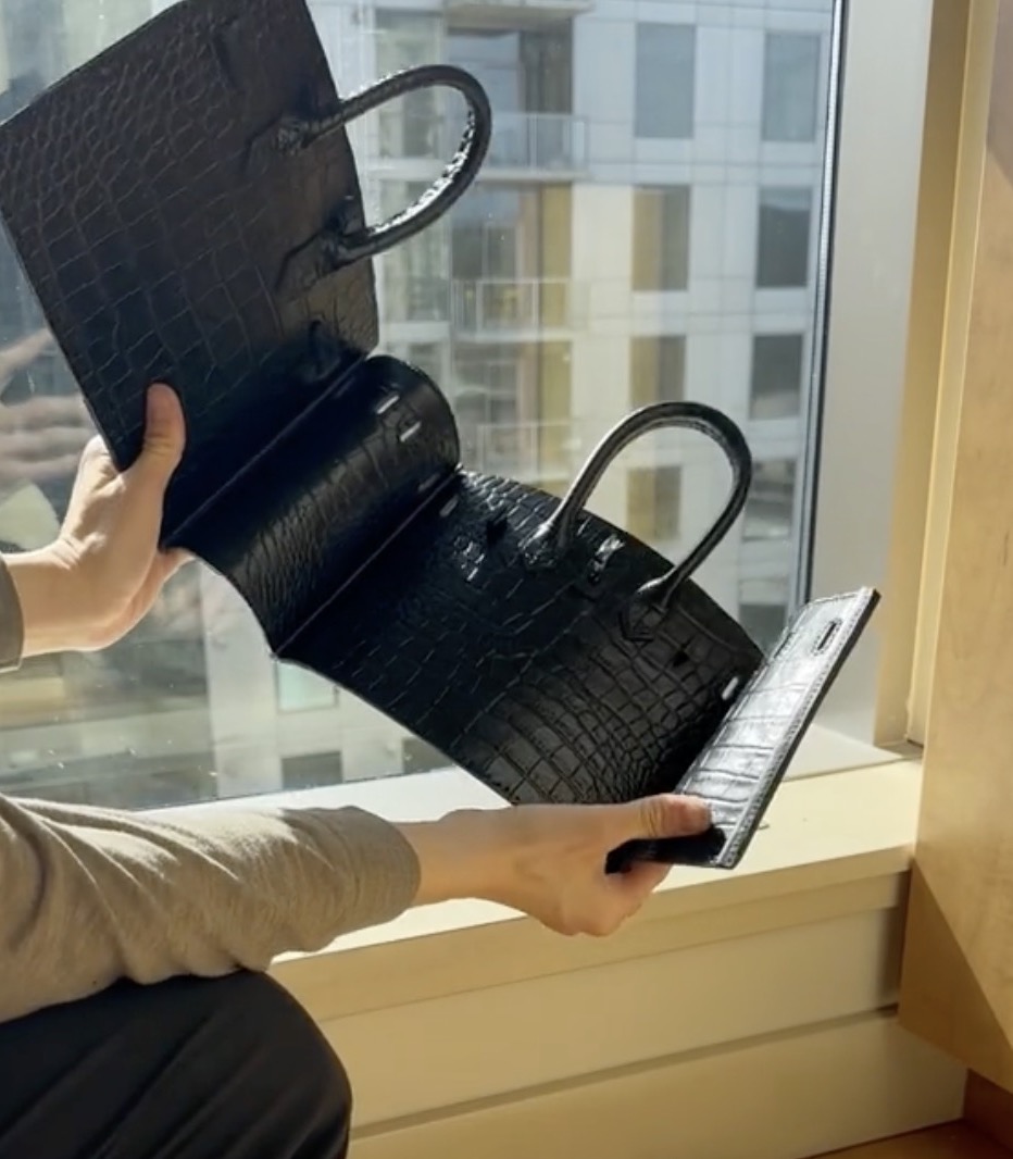 亚裔小哥花400刀手工制*爱作**马仕包送女友，网友为此吵翻！