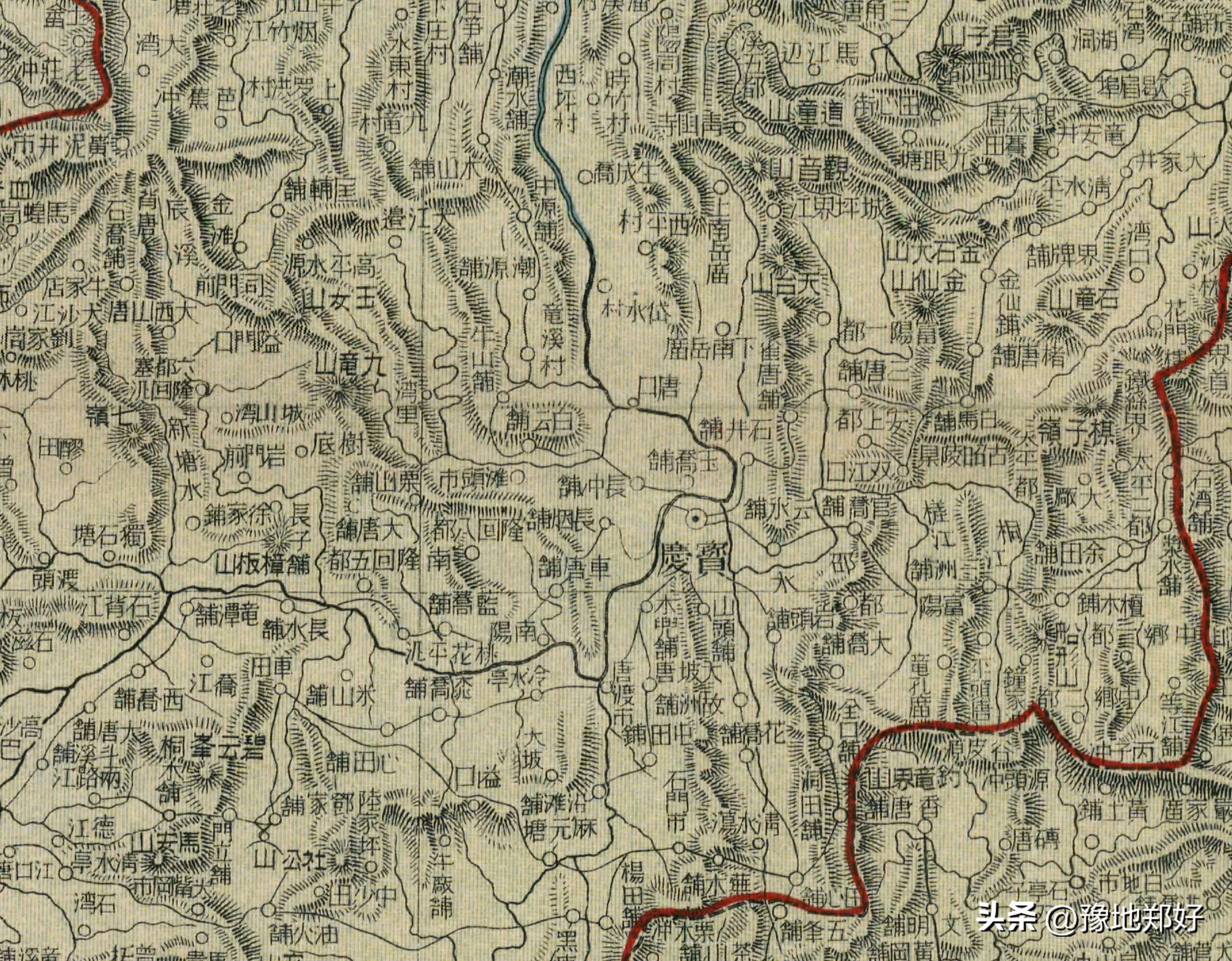 湖南历史地图全图,湖南省民国老地图