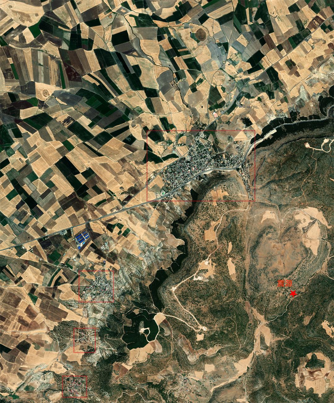 土耳其震中航拍画面被曝,土耳其地震中美卫星拍照对比