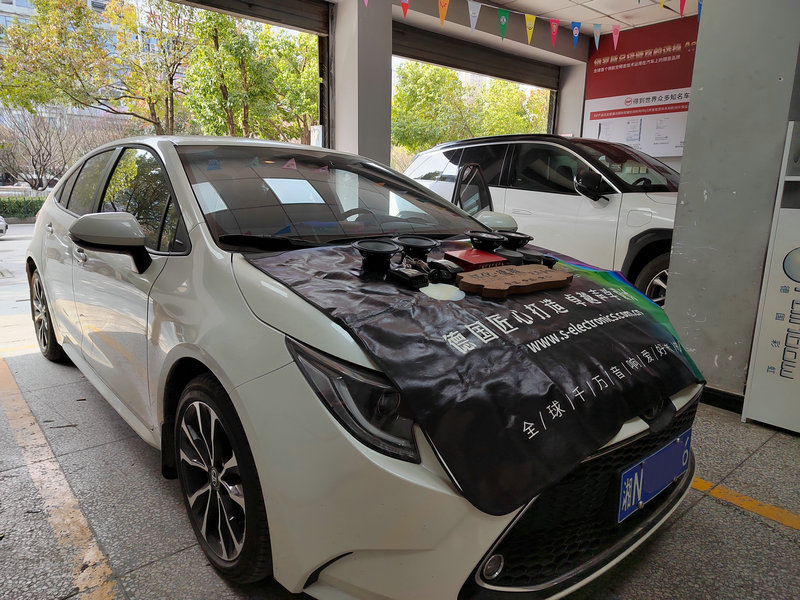 丰田雷凌19款原车音响试听,2021款丰田雷凌双擎音响升级