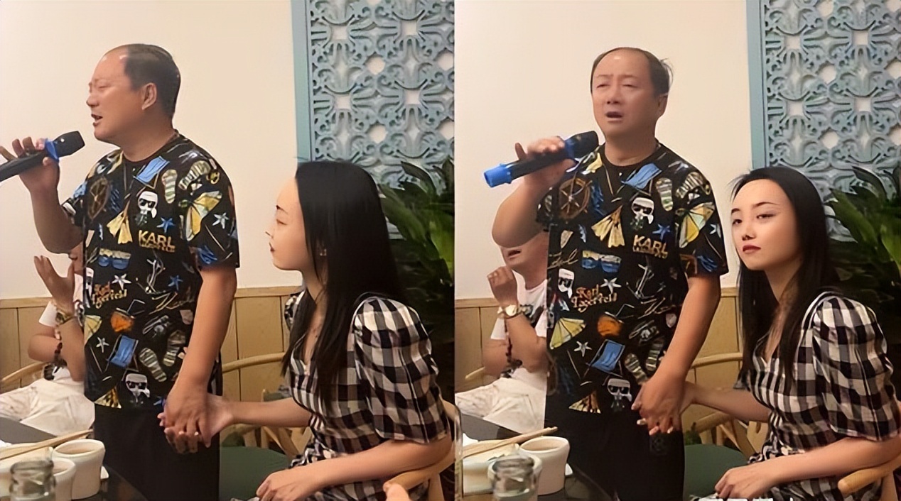 关婷娜近照明显发福，与唐鉴军合唱情歌，男方搂靠女方肩膀惹争议
