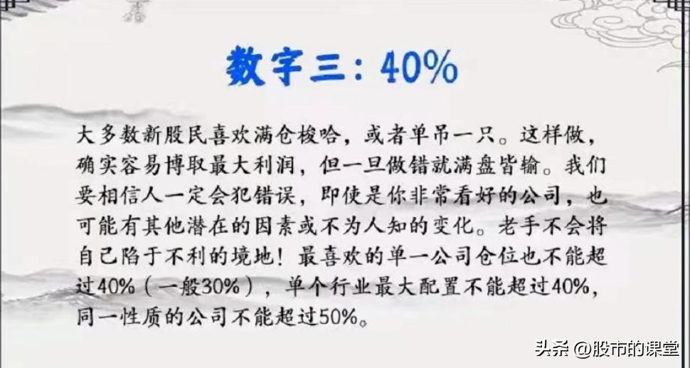 炒股神奇数字大全,a股炒股看逻辑