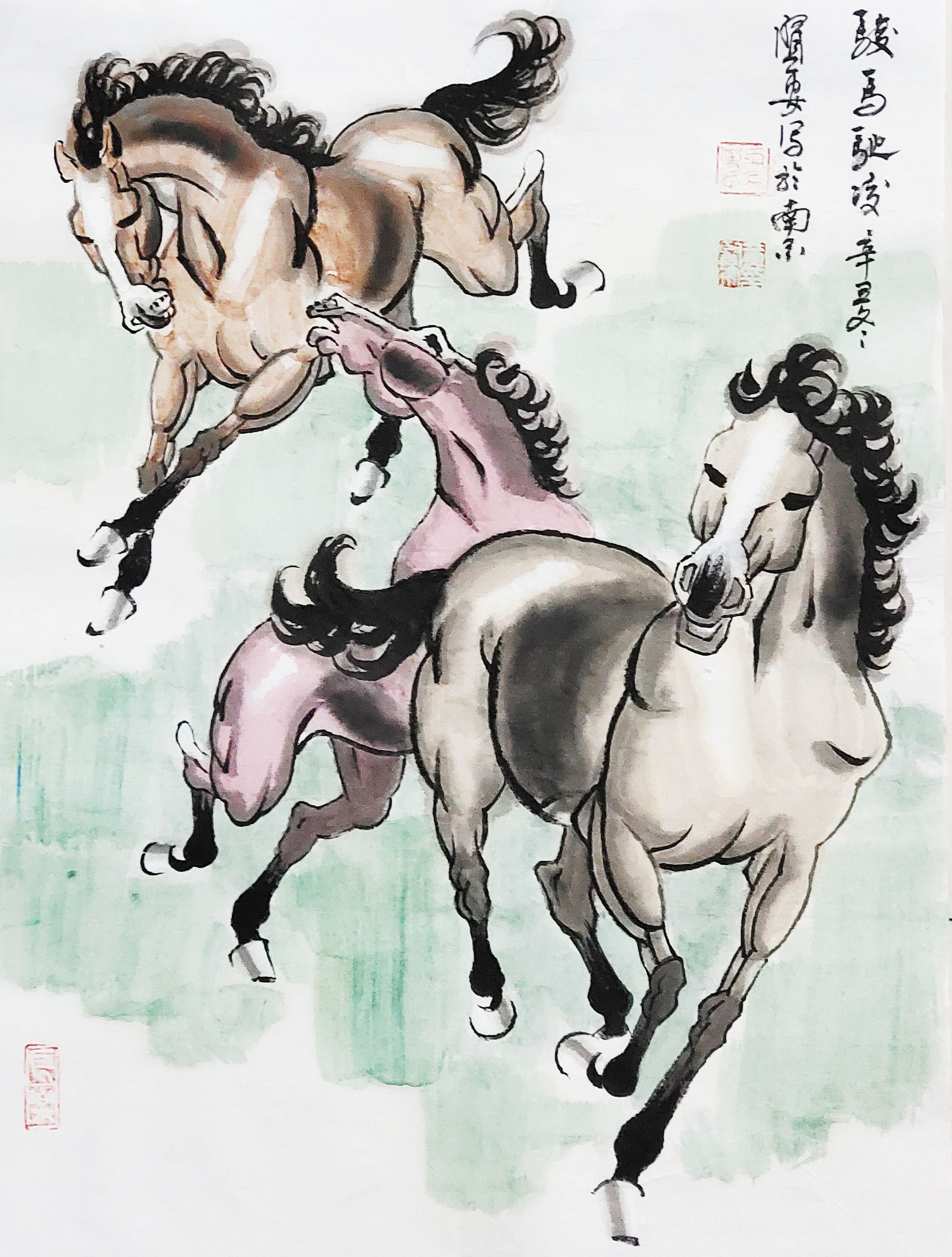 迎冬奥庆新春书画,迎元宵庆冬奥绘画一等奖