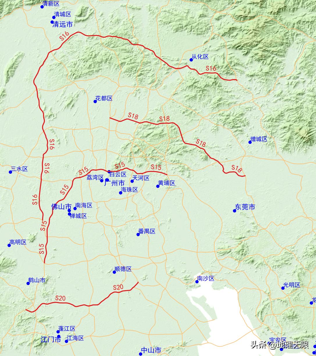 广东高速公路网最新地图,广东省高速公路网地图高清版