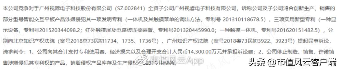 鸿合科技上市分析,鸿合科技侵权案进展情况