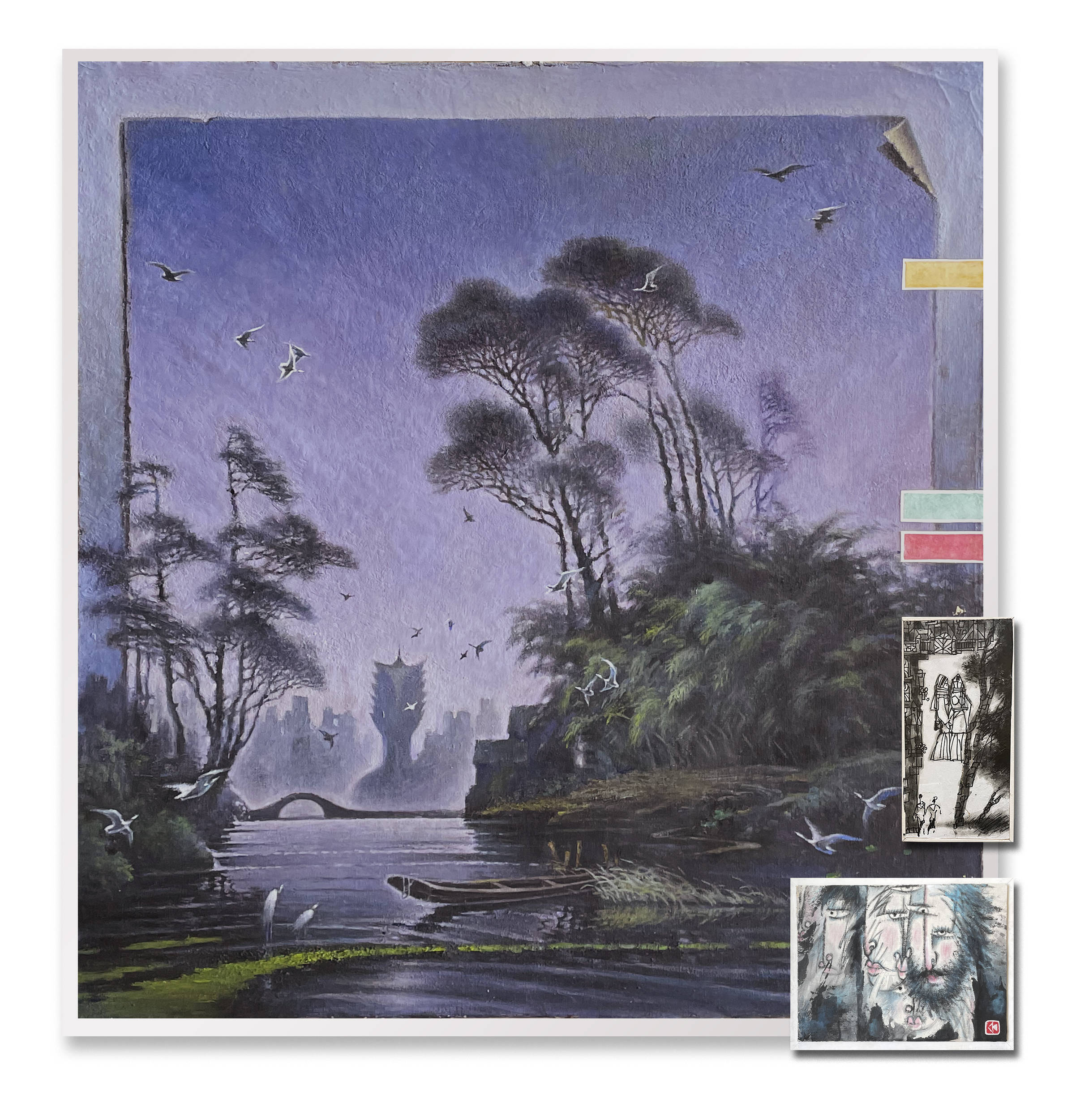 点赞祖国山河图,赞美祖国大好河山的画特等奖