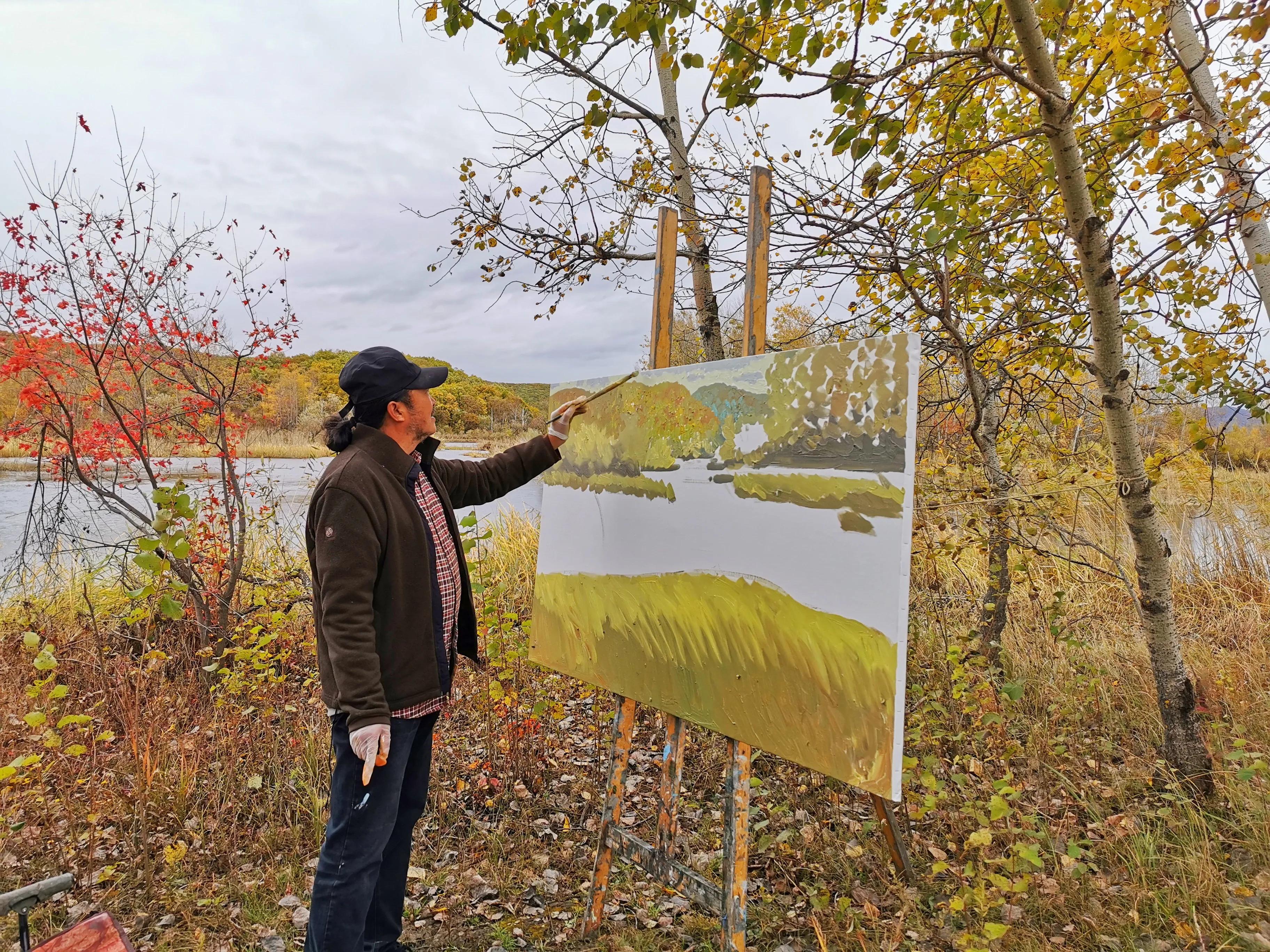 肖景志评论家,肖景志油画作品