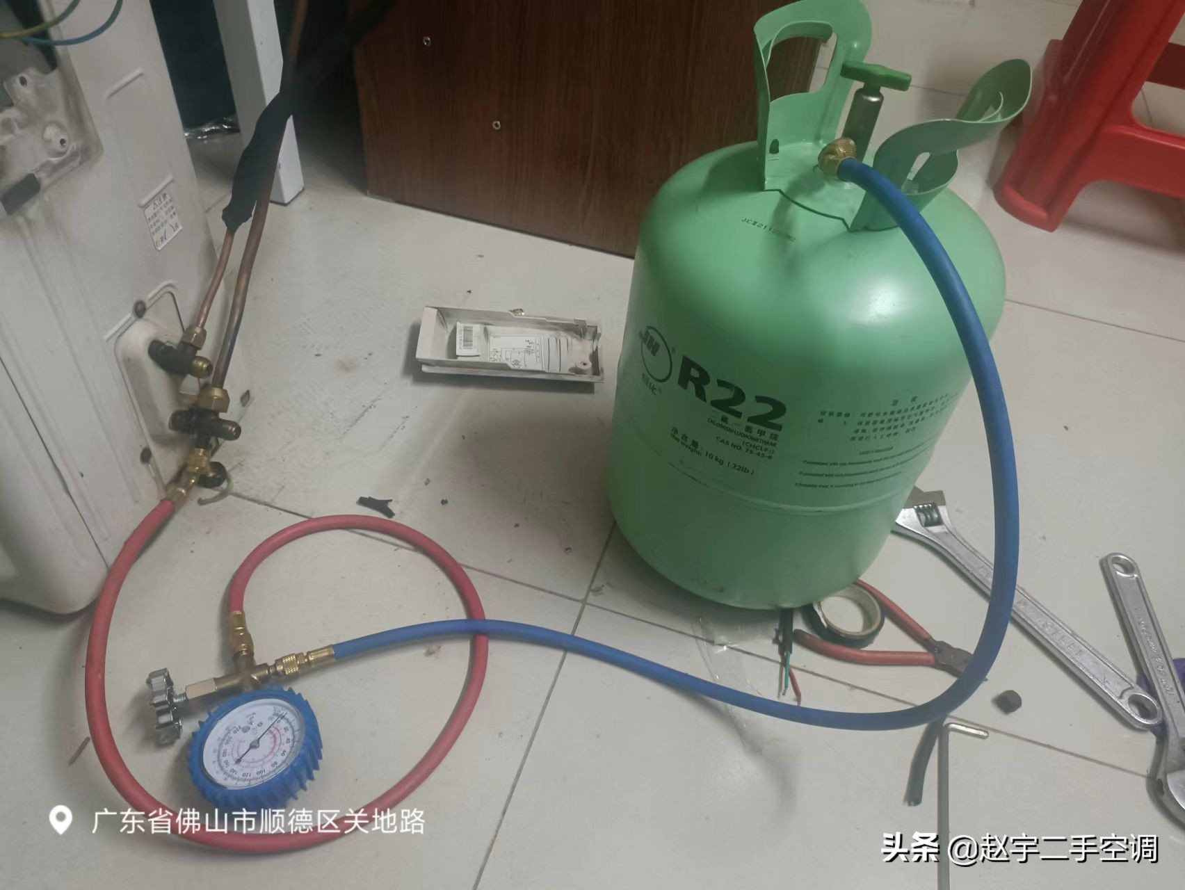 美的空调上门加氟,变频空调加氟方法