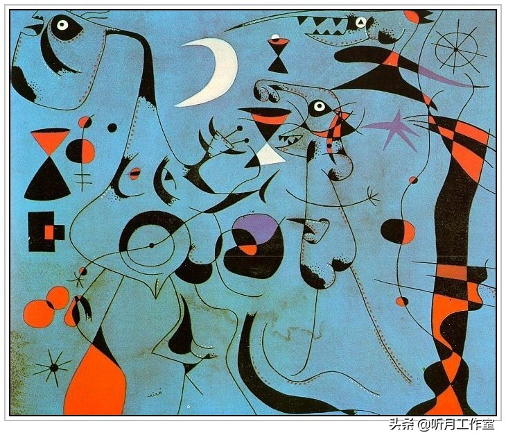 西班牙画家胡安米罗画,西班牙画家名画欣赏