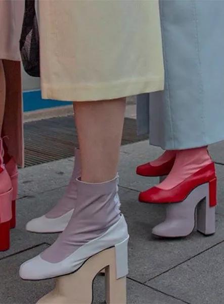 露后跟高跟运动鞋,不露脚高跟运动鞋