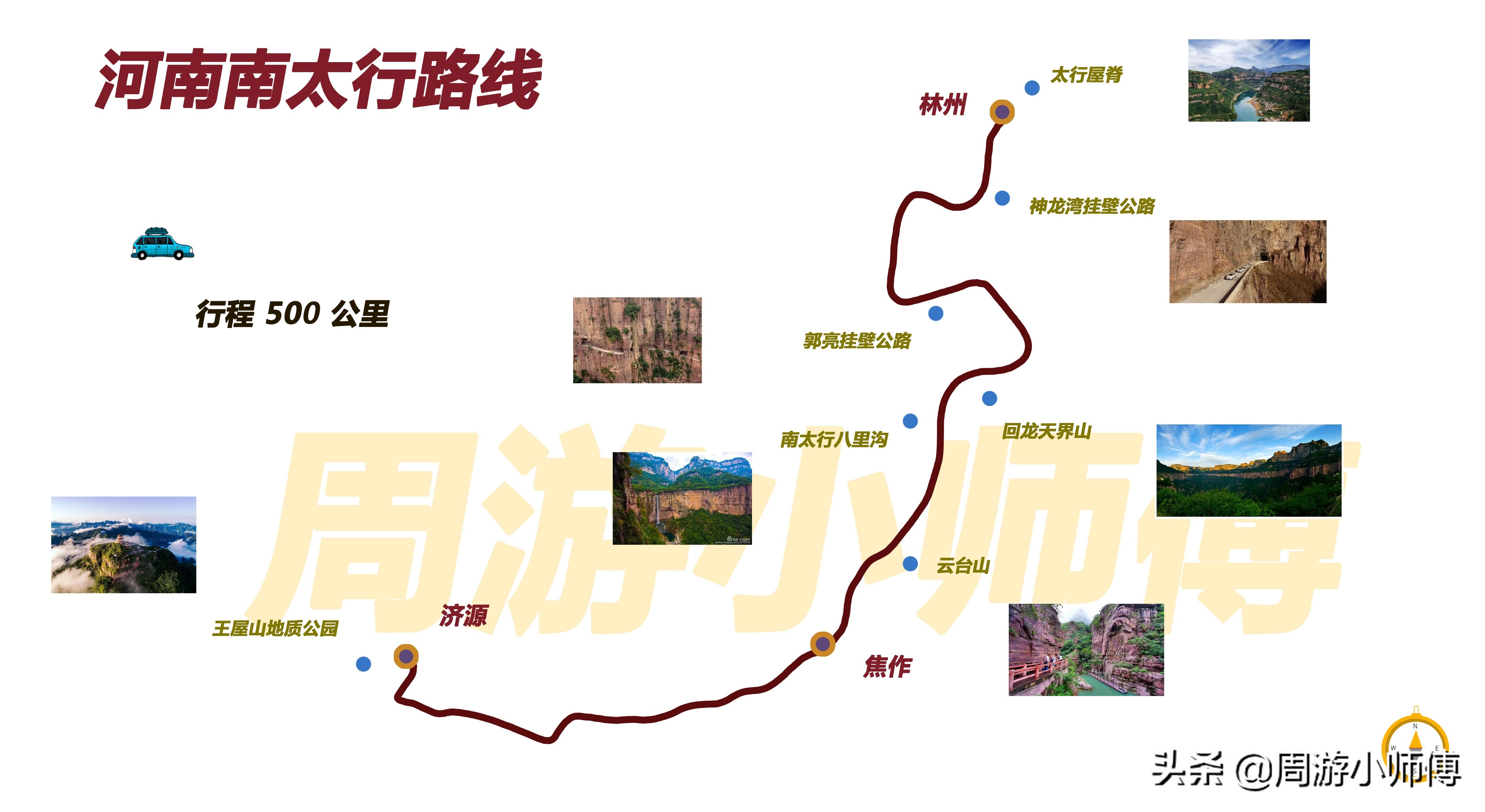 河南自驾去哪里？河南省内7条精华主题自驾路线攻略地图分享