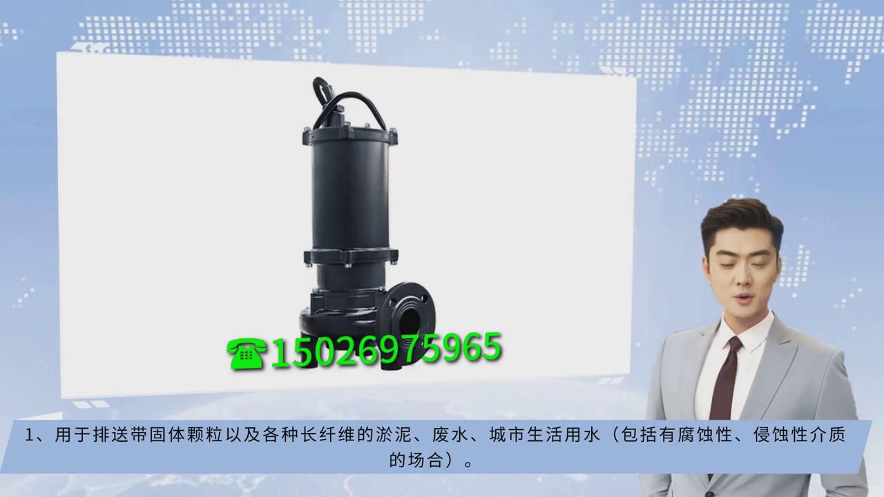 广州市白云泵业集团有限公司BWQ潜水排污泵广东白云水泵