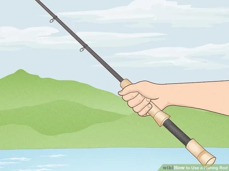 如何使用钓鱼竿和平精英,如何使用钓鱼竿破坏方块