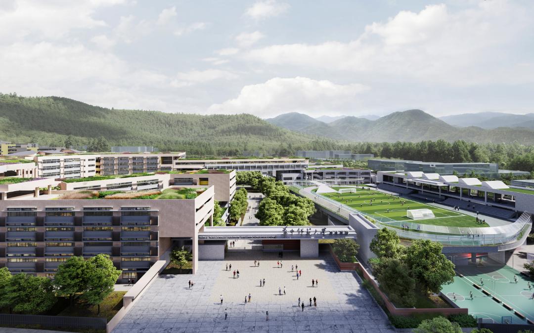 重庆科学城华中师大附属学校,华中师范大学重庆科学城规划图