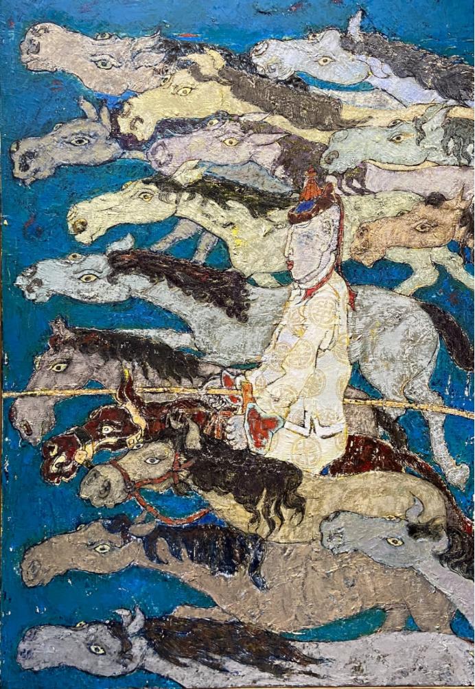 中央民族大学夏展油画作品,油画作品欣赏山东艺术学院