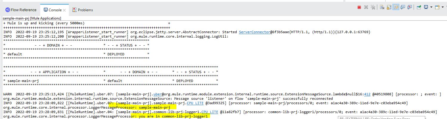 如何在Mule4中配置通用流程以重用通用功能
