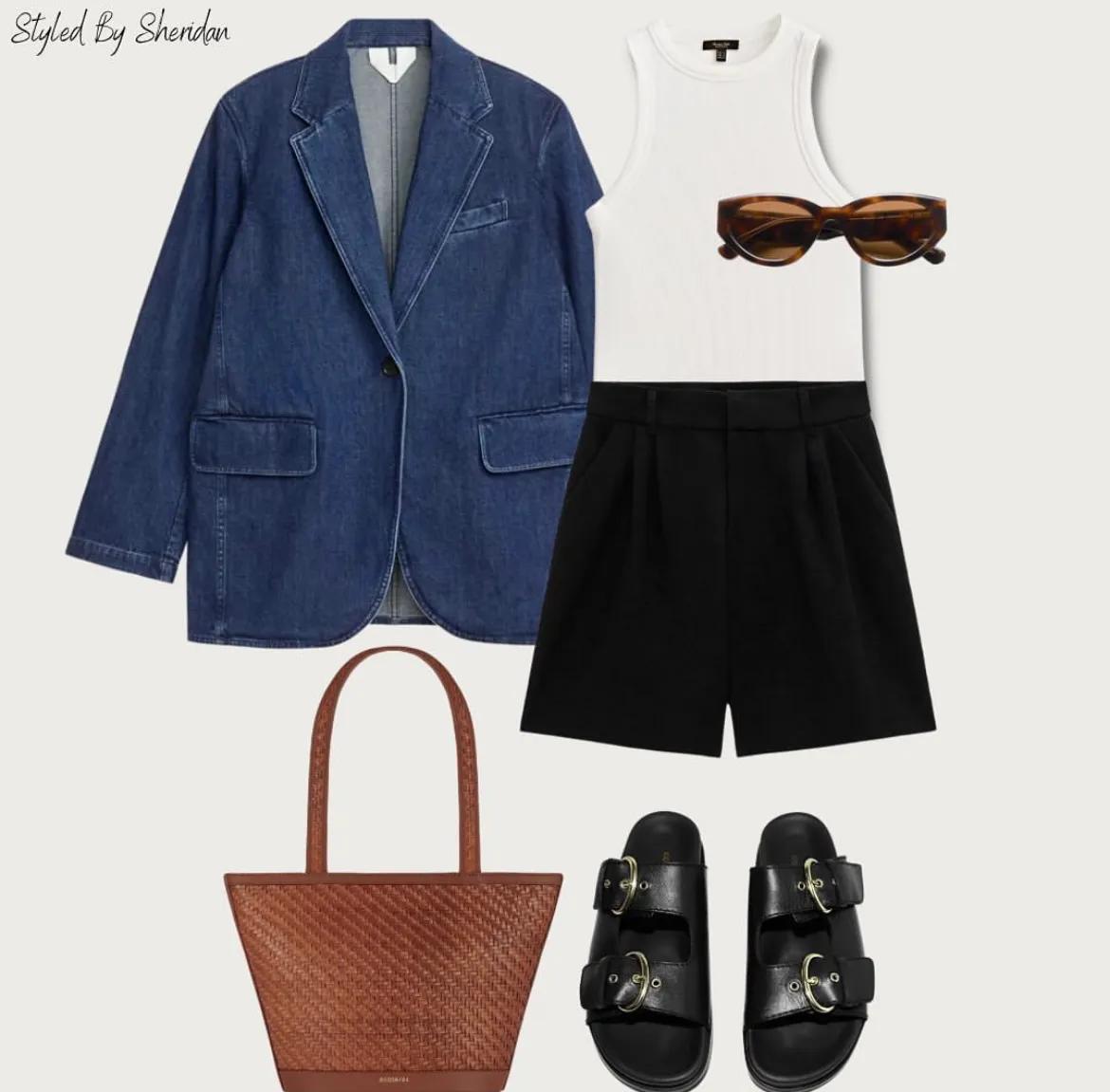 黑短裤穿搭高级感秋冬层次感,黑短裤穿搭技巧