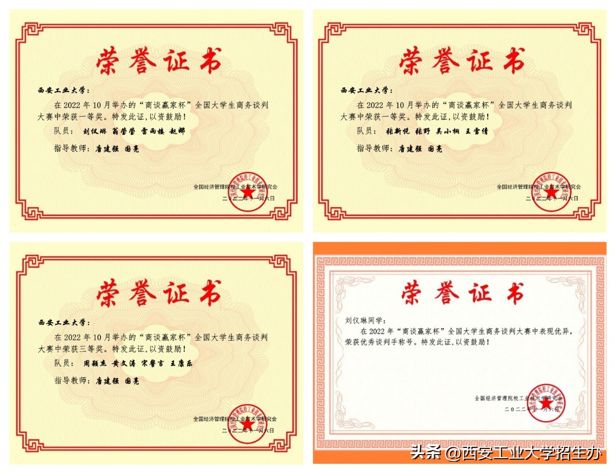 最大规模、最具挑战！西安工大“本科学霸团”拿下2项全国一等奖