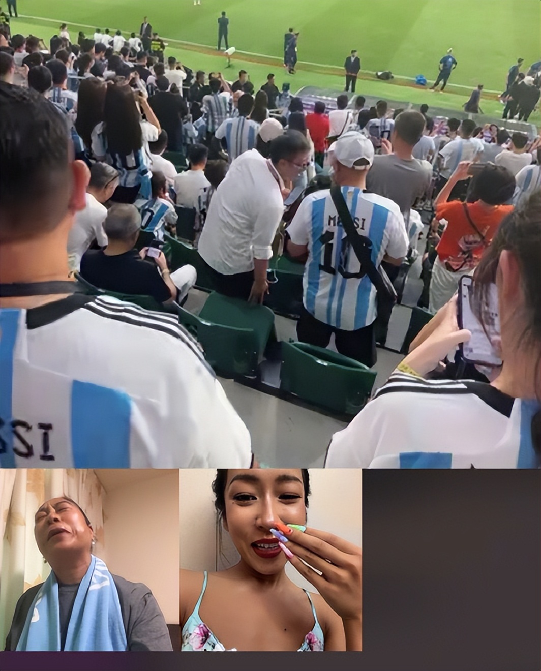 闯进场拥抱梅西球迷发声,球迷冲进球场拥抱梅西跑了多少米