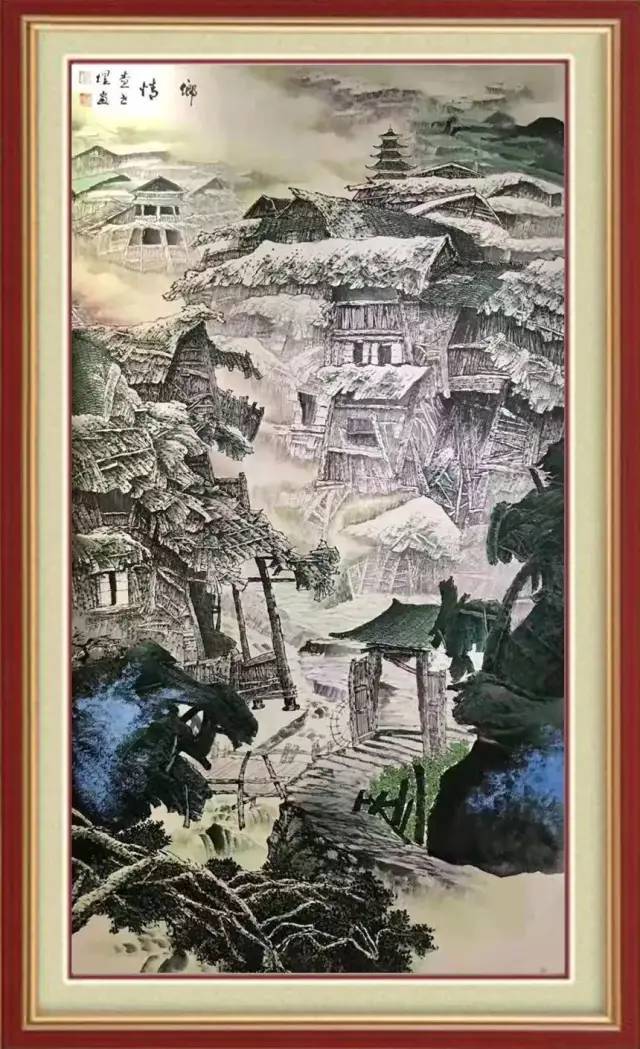 查世煜山水画,查世煜作品值钱吗