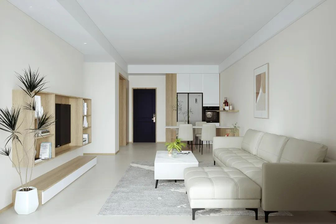 北欧原木风卧室奶咖效果图 (北欧轻奢ins风装修奶咖)