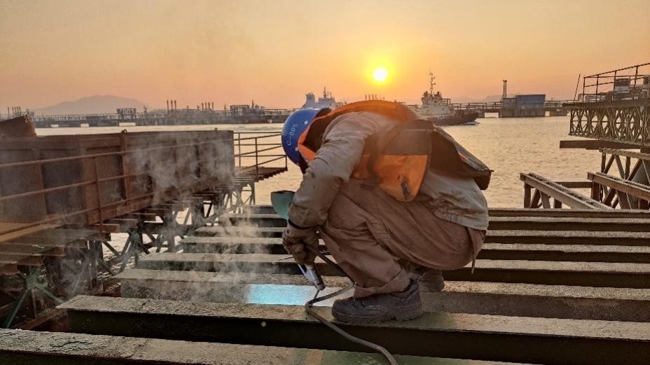 坚守者的暖心春节——中建港航局惠州项目春节“不打烊”