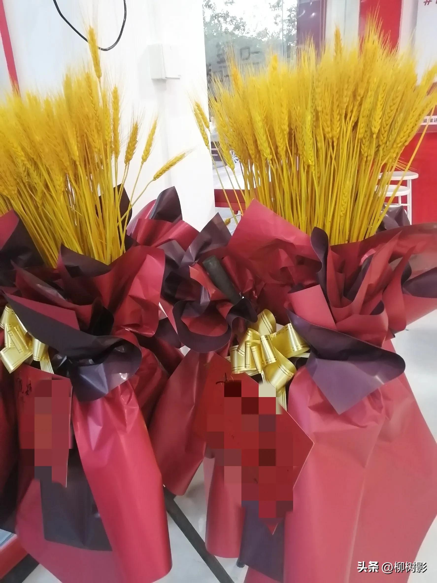 新店开业送鲜花篮改为麦穗花篮了，商铺租金月付，2023年太难了