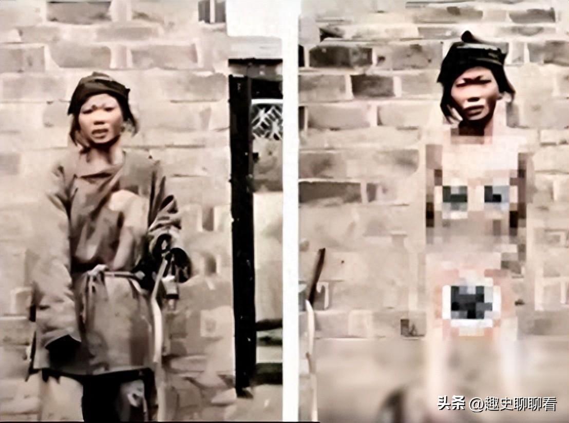 女子穿日军军服拍照被抓,女子身着日本侵华军装露脸