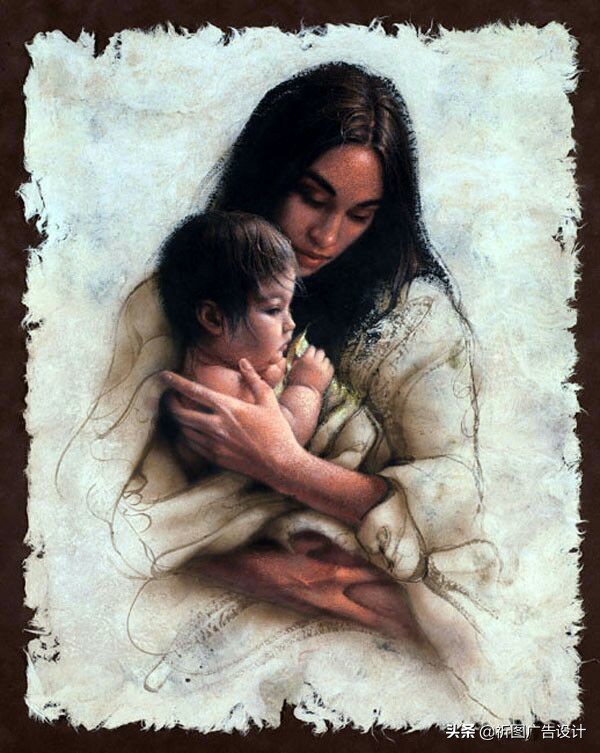 印第安人油画高清,印第安人油画艺术