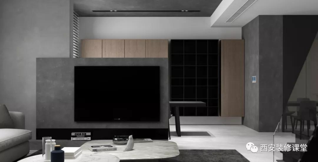 电视墙砸个门,客厅背景墙全砸