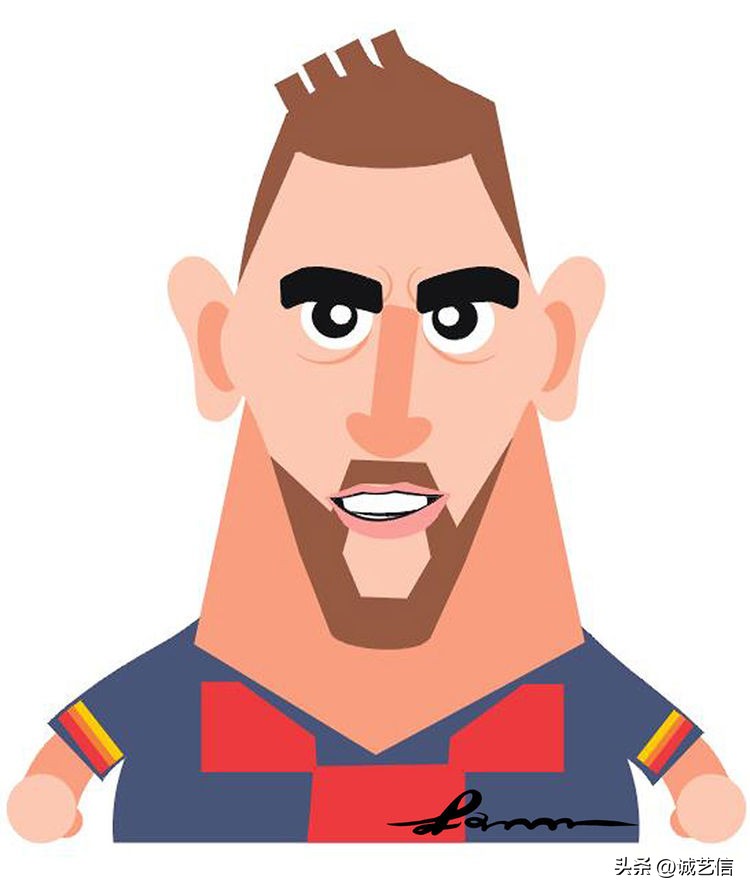 卡塔尔梅西漫画海报,梅西拿着美洲杯来卡塔尔的漫画