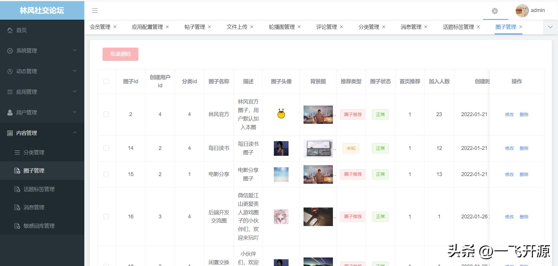 前后端分离内容管理系统开源项目,开源的前后端分离框架