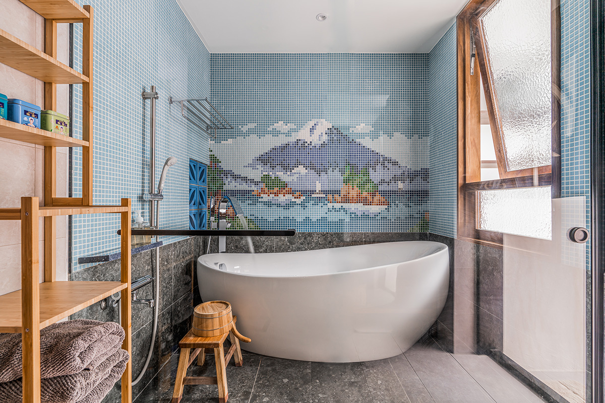 挑高两层小房间设计,40平米两层简约独立屋