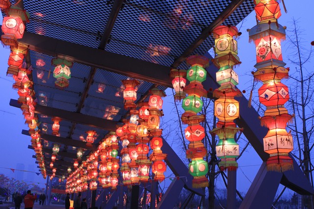 新春国潮花灯展,贺新春花灯欣赏