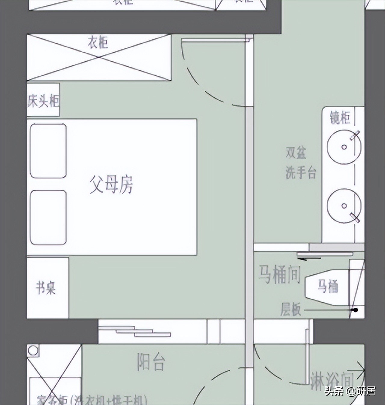 卧室厨房一体收纳,出租房厨房收纳空间改造