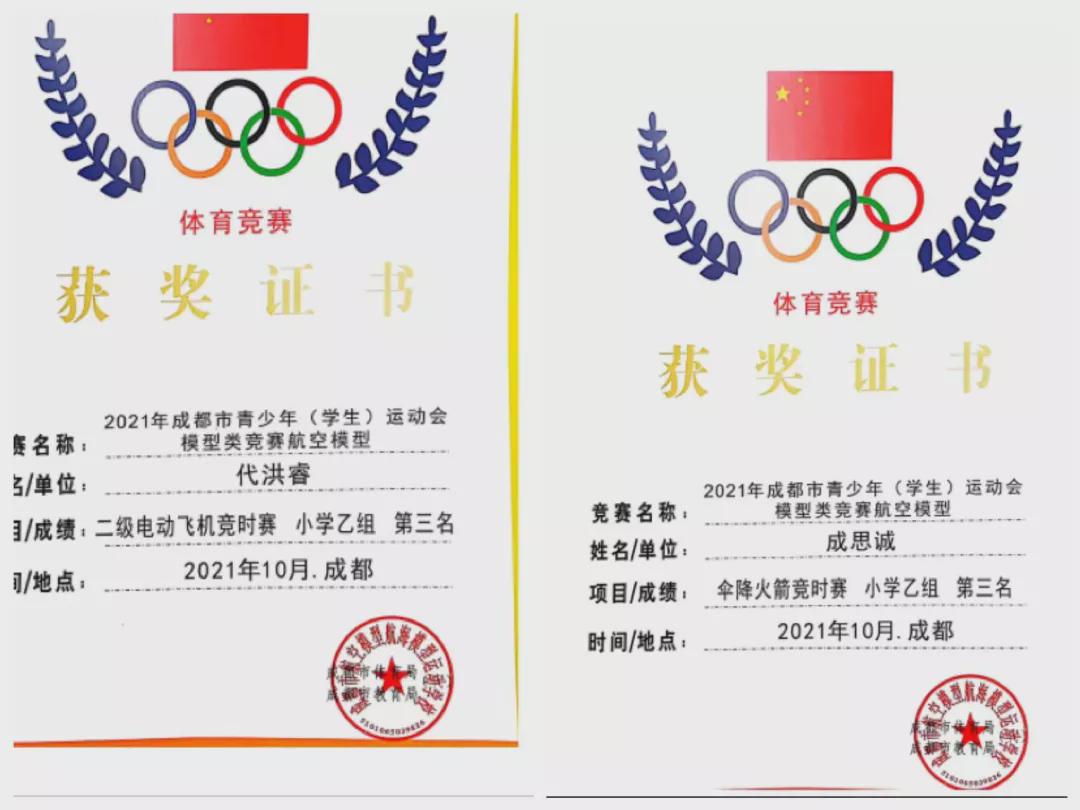 拿奖到手软的学生,拿奖状拿到手软