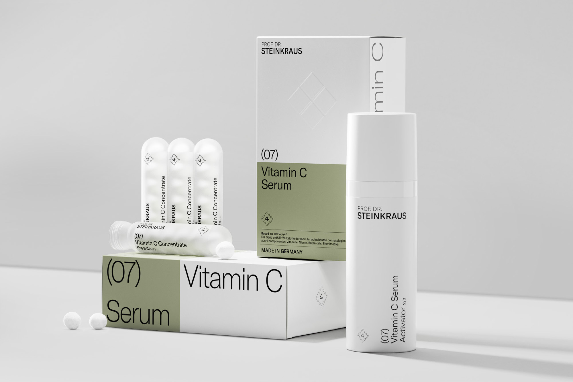 Dr.Steinkraus护肤品包装设计via:MariusFahrnerDesign