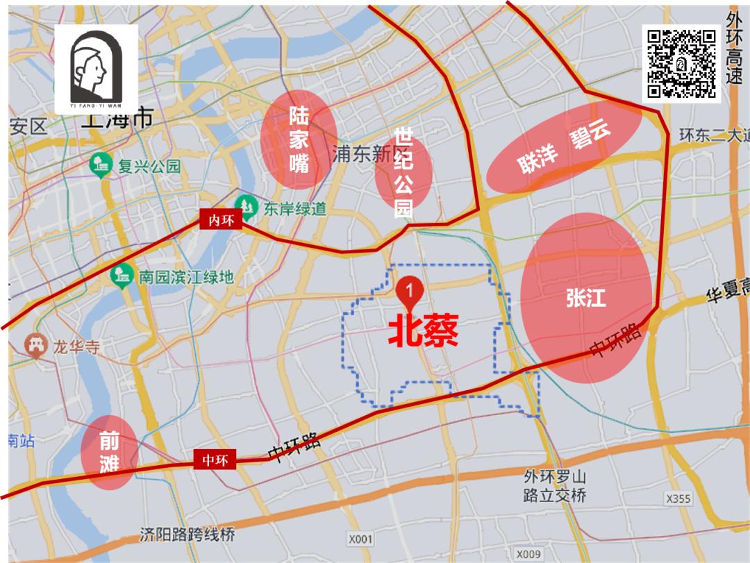 不拼分，千万级买入市区！中兴路桃浦三林滨江北蔡，你选谁？