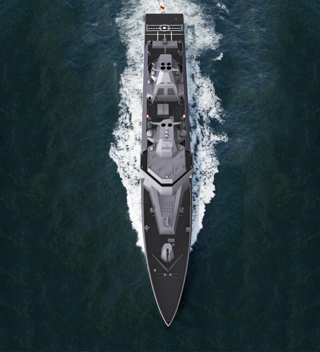 德国最新现代f124型护卫舰,德国f126导弹护卫舰排水量