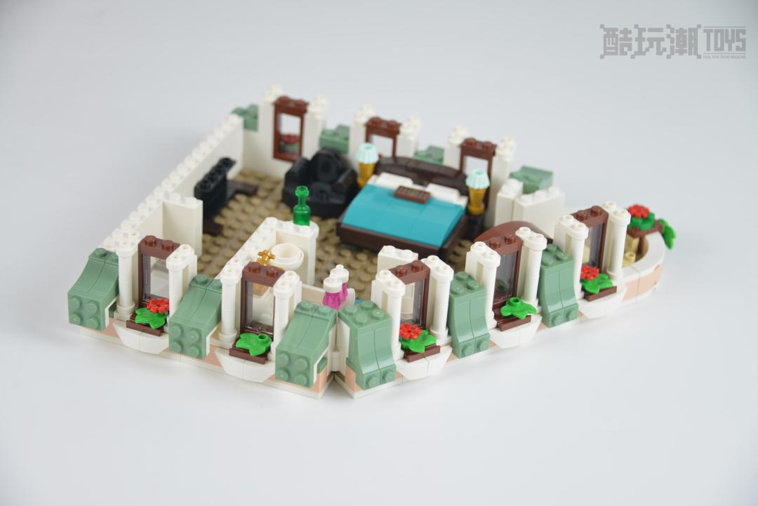 乐高街景巴黎转角内部细节,乐高转角精品酒店开箱视频