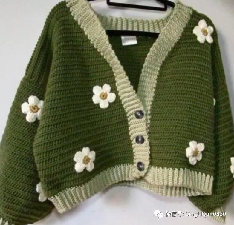 「针织作品」漂亮的祖母格图案夹克2022精品系列