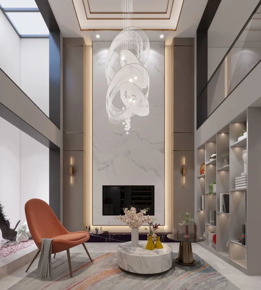 别墅挑空客厅怎么介绍,挑空客厅豪宅