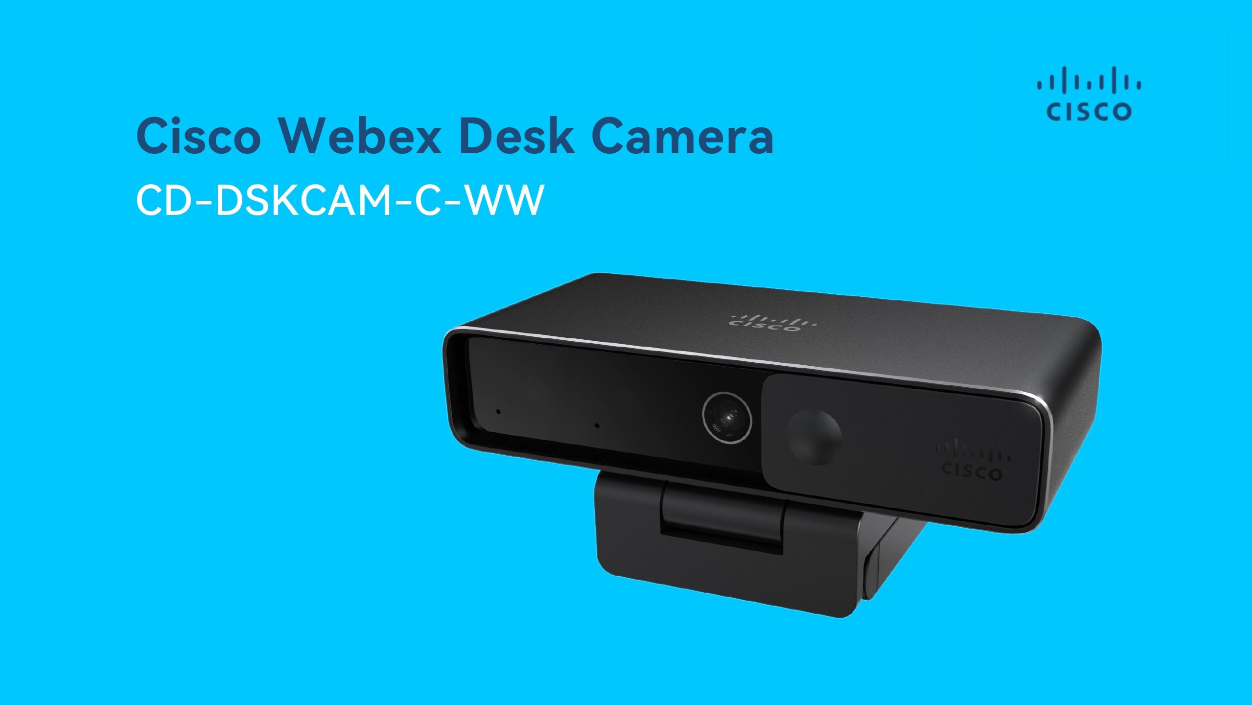 4K超清视频会议，支持自动对焦，思科Webex网络摄像头开箱