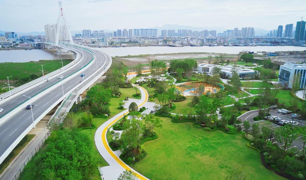 浙江省推荐申报国家生态园林城市,浙江鳌江镇图片